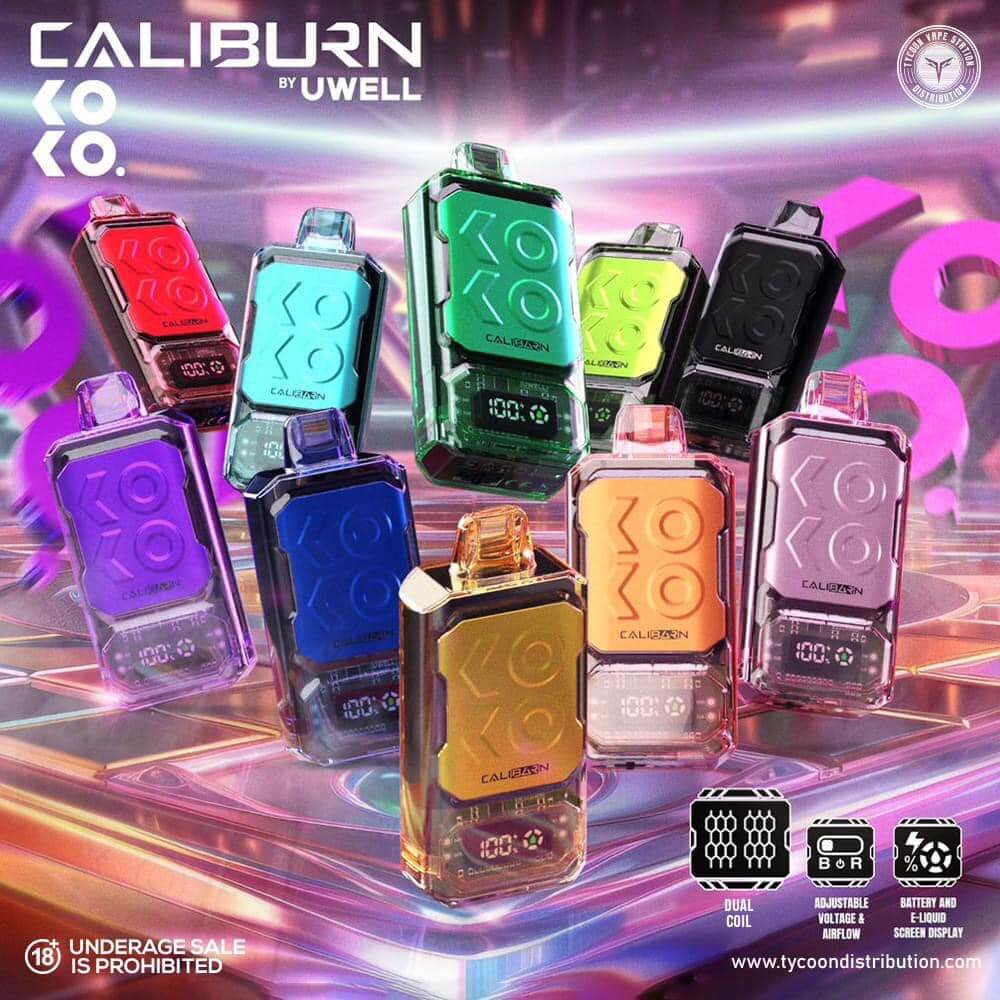 uwell_caliburn_koko_bar_12000_puffs_flavor_(SG VAPE COD)