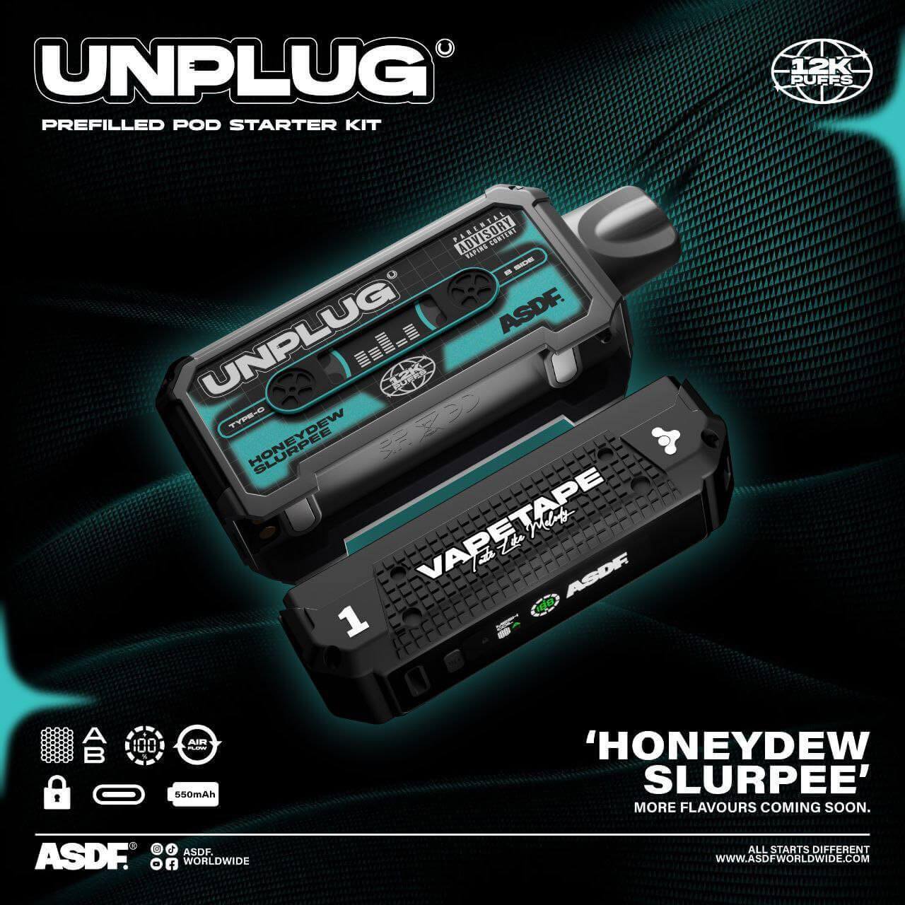 vapetape-unplug-12000-honeydew-slurpee_(SG VAPE COD)